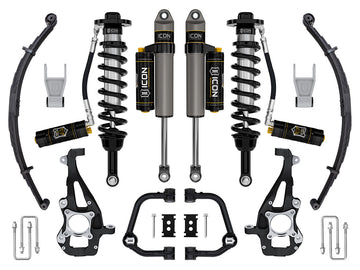 ICON Vehicle Dynamics K93144TL - 21-24 FORD F150 4WD 3.5-4.5" STAGE 4 SUSPENSION SYSTEM TUBULAR CDCV LEAF PACK 4