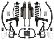 ICON Vehicle Dynamics K93145TL - 21-24 FORD F150 4WD 3.5-4.5" STAGE 5 SUSPENSION SYS TUBULAR UCA / LEAF PACK 8