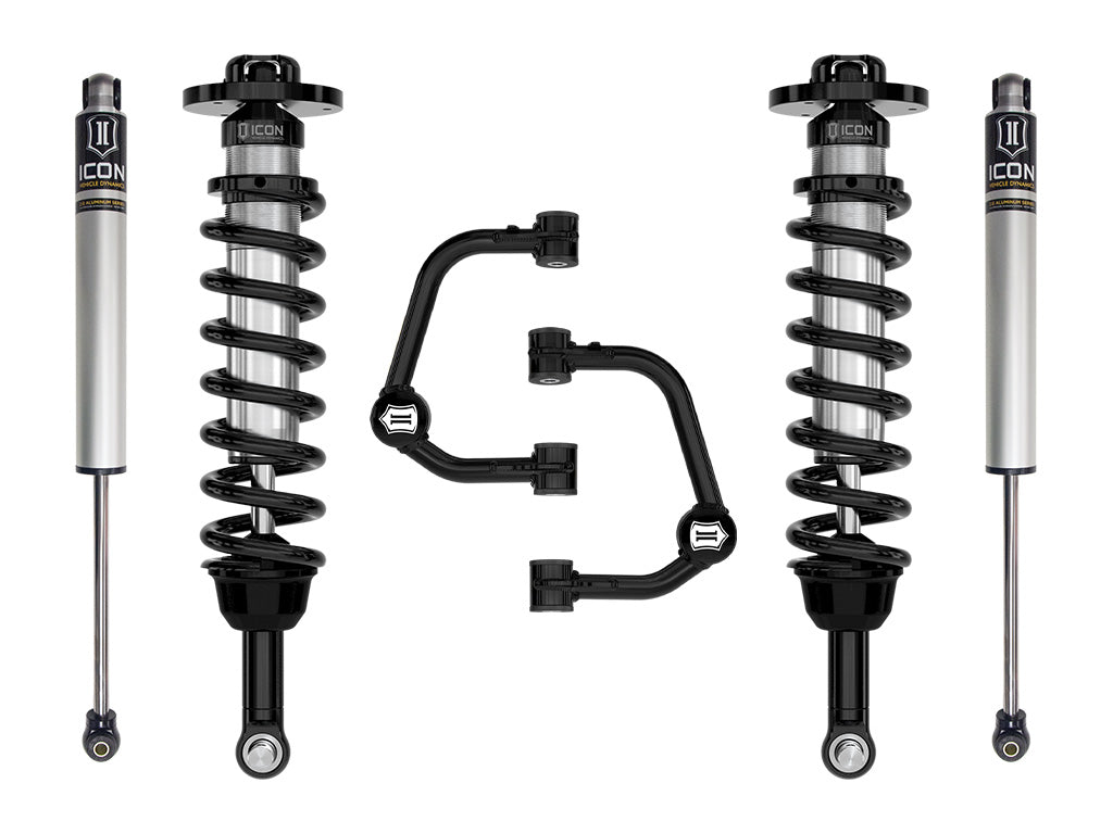 ICON Vehicle Dynamics K93161T - 21-24 FORD F150 TREMOR 4WD 2.5-3" STAGE 1 SUSPENSION SYSTEM W TUBULAR UCA 5