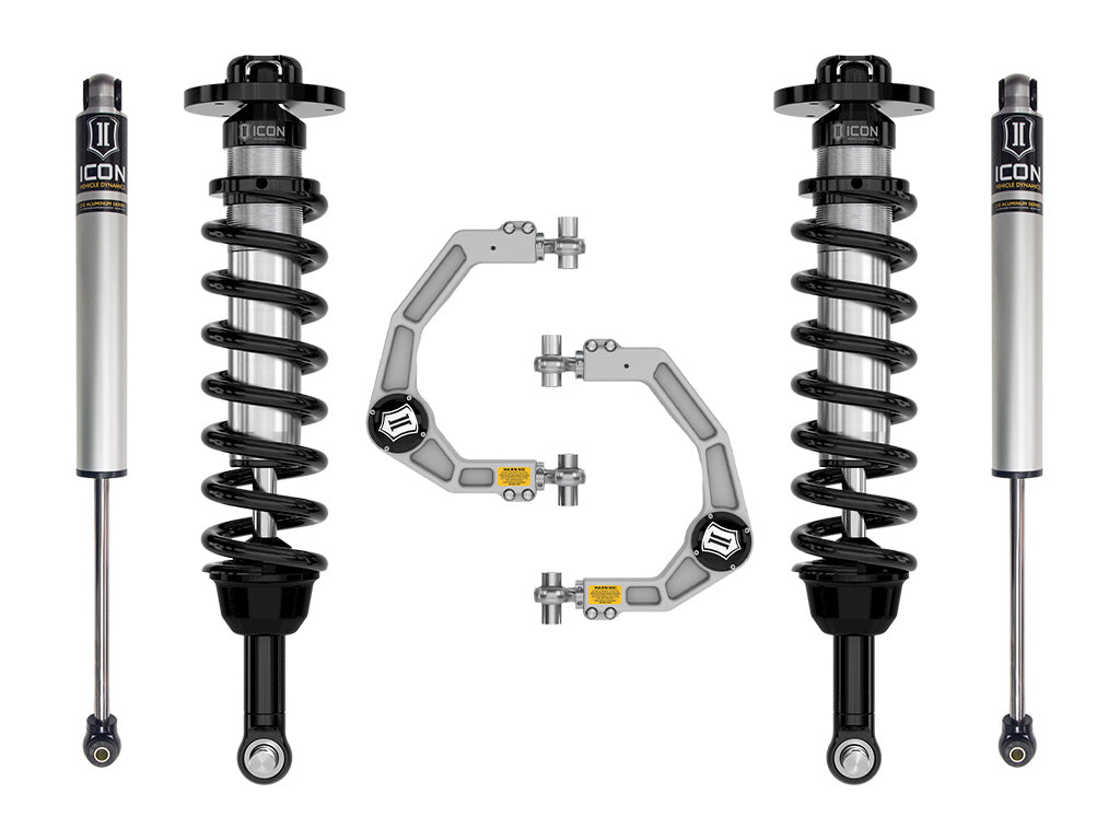 ICON Vehicle Dynamics K93161 - 21-24 FORD F150 TREMOR 4WD 2.5-3" STAGE 1 SUSPENSION SYSTEM W BILLET UCA 2