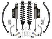 ICON Vehicle Dynamics K93162L - 21-24 FORD F150 TREMOR 4WD 2.5-3" STAGE 2 SUSPENSION SYS BILLET UCA / LEAF PACK 5