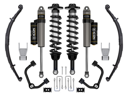 ICON Vehicle Dynamics K93162TL - 21-24 FORD F150 TREMOR 4WD 2.5-3" STAGE 2 SUSPENSION SYS TUBULAR UCA / LEAF PACK 5