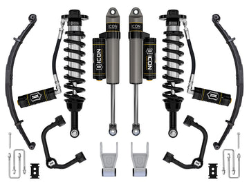 ICON Vehicle Dynamics K93163TL - 21-24 FORD F150 TREMOR 4WD 2.5-3" STAGE 3 SUSPENSION SYS TUBULAR UCA / LEAF PACK 5
