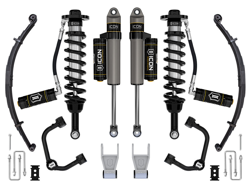 ICON Vehicle Dynamics K93163TL - 21-24 FORD F150 TREMOR 4WD 2.5-3" STAGE 3 SUSPENSION SYS TUBULAR UCA / LEAF PACK 5