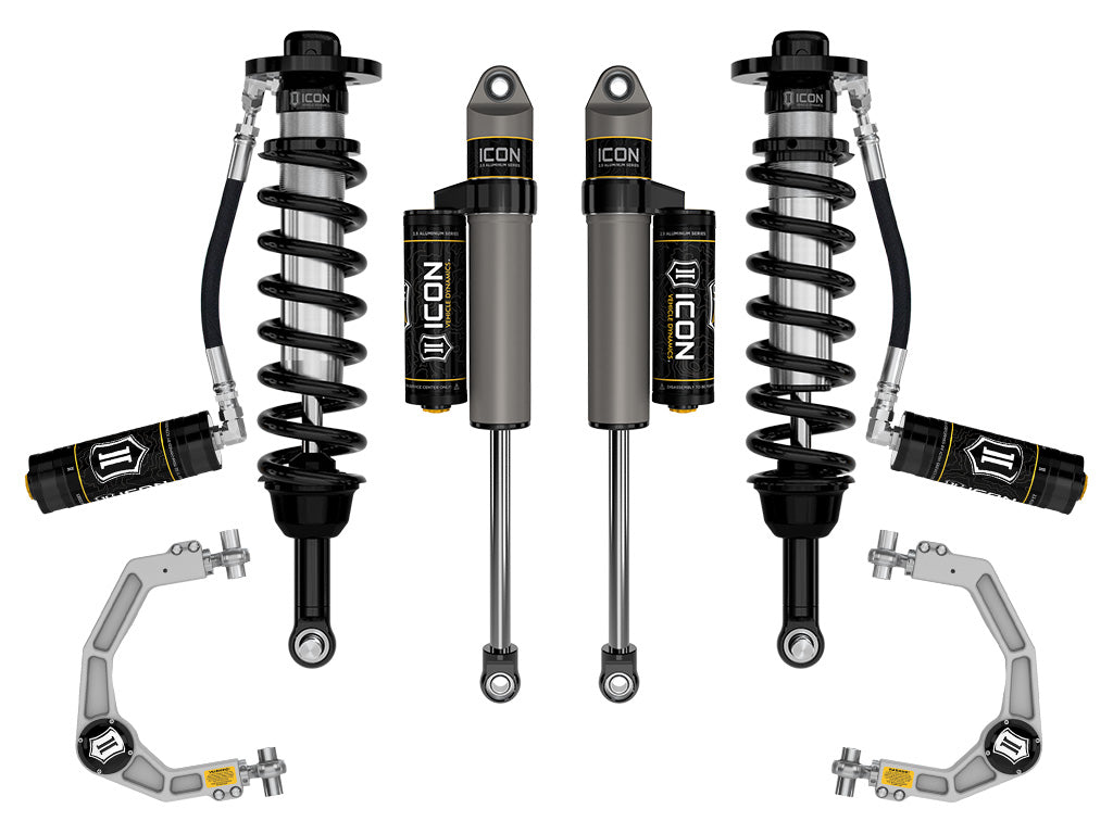 ICON Vehicle Dynamics K93163 - 21-24 FORD F150 TREMOR 4WD 2.5-3" STAGE 3 SUSPENSION SYSTEM W BILLET UCA 5