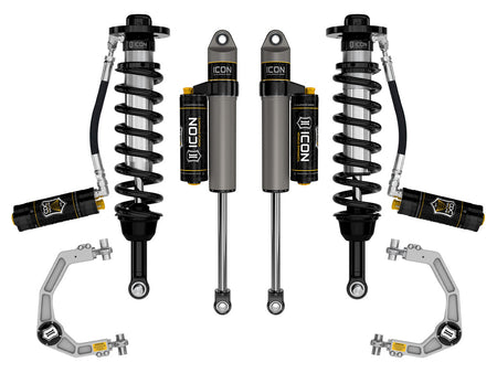 ICON Vehicle Dynamics K93164 - 21-24 FORD F150 TREMOR 2.5-3" STAGE 4 SUSPENSION SYSTEM BILLET CDCV 5