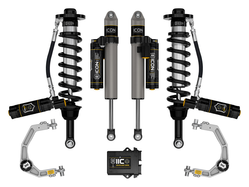 ICON Vehicle Dynamics K93165 - 21-24 FORD F150 TREMOR 4WD 2.5-3" STAGE 5 SUSPENSION SYSTEM W BILLET UCA 7