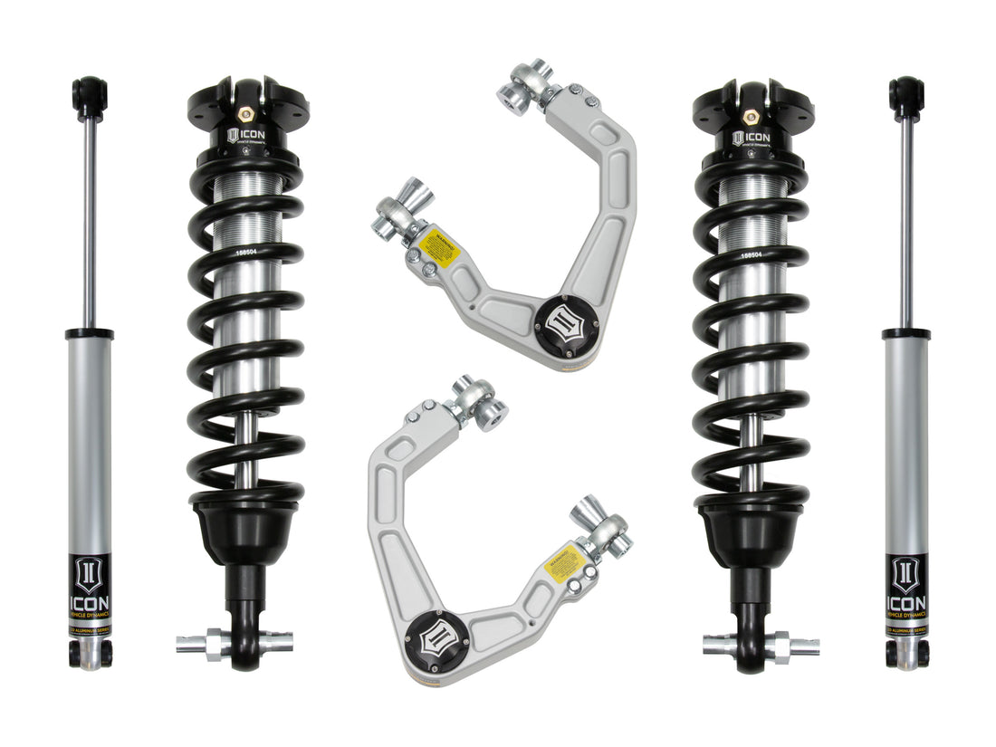 ICON Vehicle Dynamics K93202A - 19-21 FORD RANGER 0-3.5" STAGE 2 SUSPENSION SYSTEM W BILLET UCA AL KNUCKLE 4