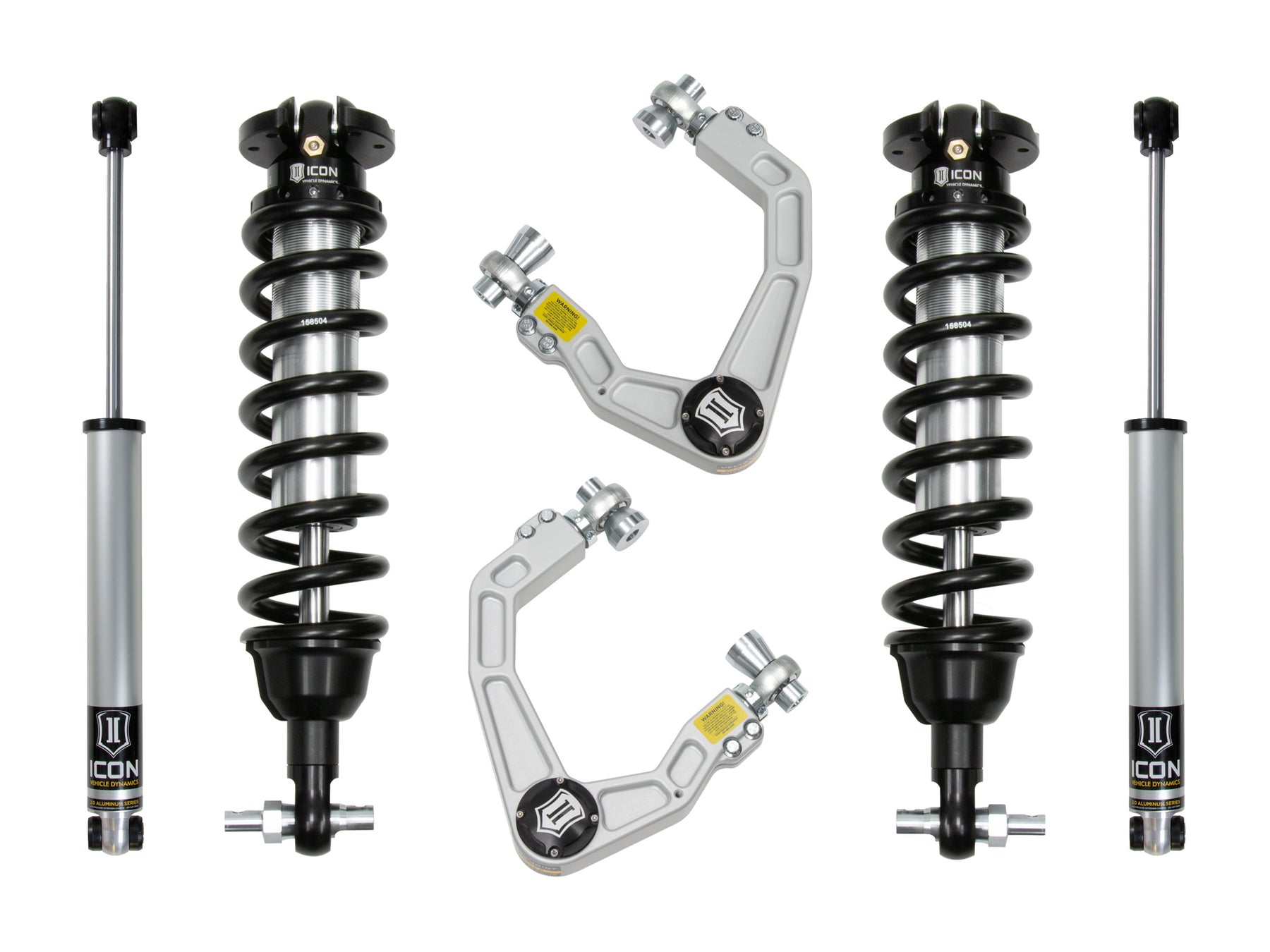 ICON Vehicle Dynamics K93202A - 19-21 FORD RANGER 0-3.5" STAGE 2 SUSPENSION SYSTEM W BILLET UCA AL KNUCKLE 4