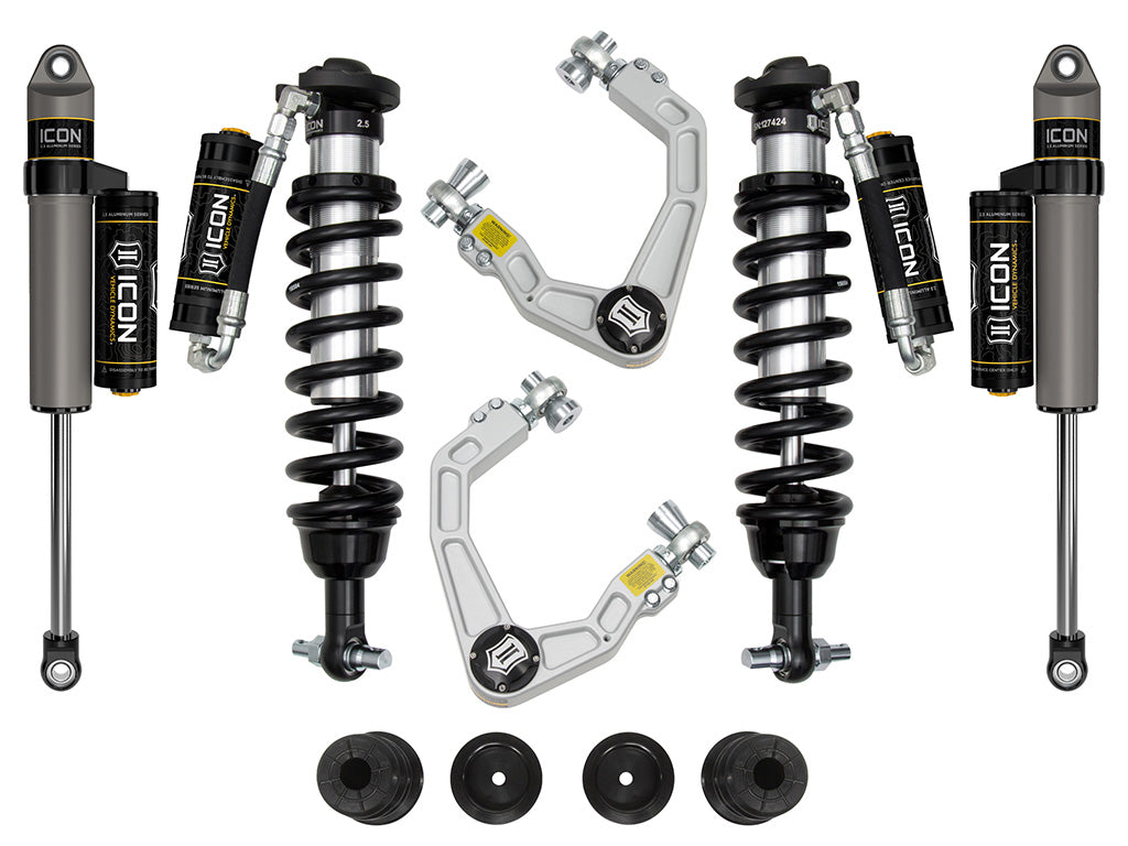 ICON Vehicle Dynamics K93204A - 19-21 FORD RANGER 0-3.5" STAGE 4 SUSPENSION SYSTEM W BILLET UCA AL KNUCKLE 4