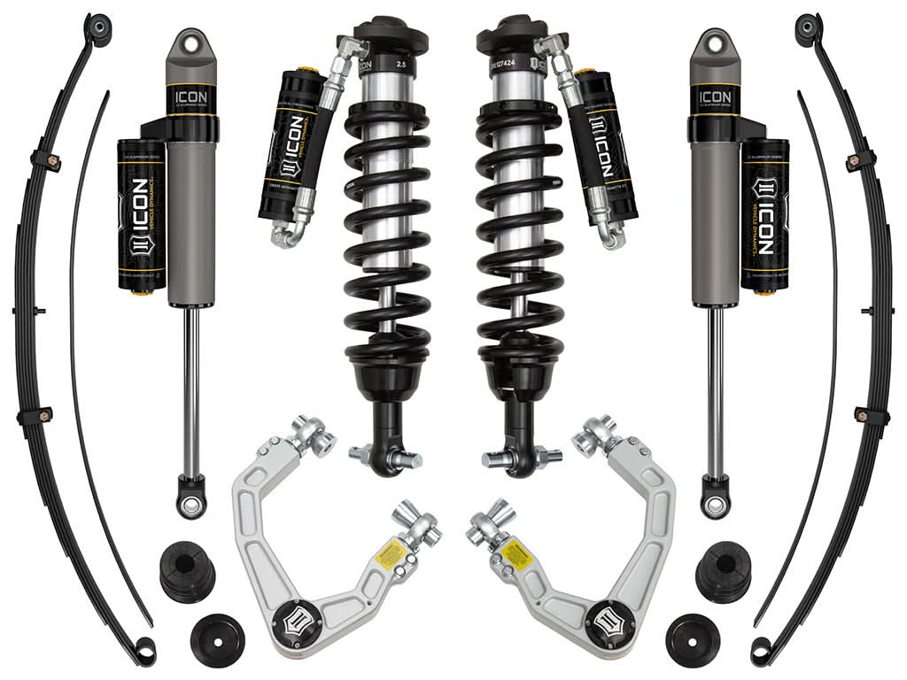 ICON Vehicle Dynamics K93207A - 19-21 FORD RANGER 0-3.5" STAGE 7 SUSPENSION SYSTEM W BILLET UCA AL KNUCKLE 5