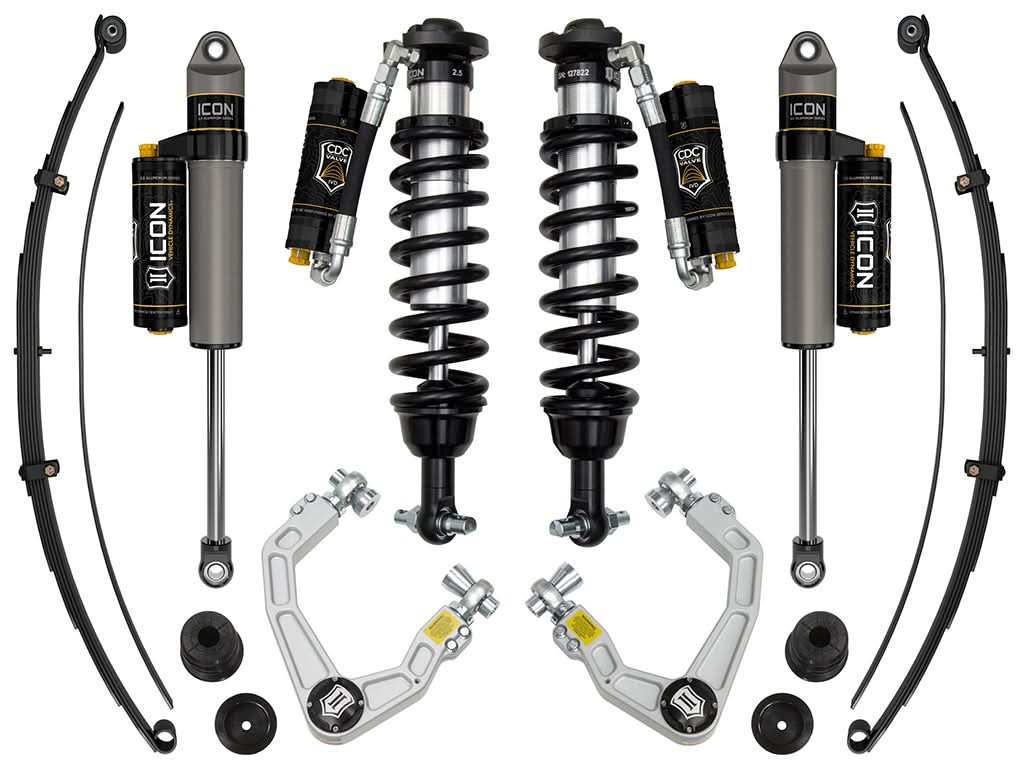 ICON Vehicle Dynamics K93208A - 19-21 FORD RANGER 0-3.5" STAGE 8 SUSPENSION SYSTEM W BILLET UCA AL KNUCKLE 5