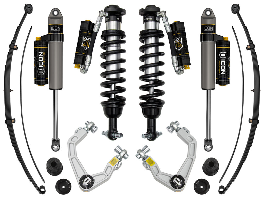 ICON Vehicle Dynamics K93208A - 19-21 FORD RANGER 0-3.5" STAGE 8 SUSPENSION SYSTEM W BILLET UCA AL KNUCKLE 5