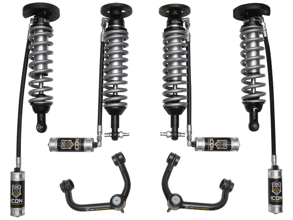 ICON Vehicle Dynamics K93302T - 2014-2020 FORD EXPEDITION 4WD .75-2.25" STAGE 2 SUSPENSION SYSTEM W TUBULAR UCA 2