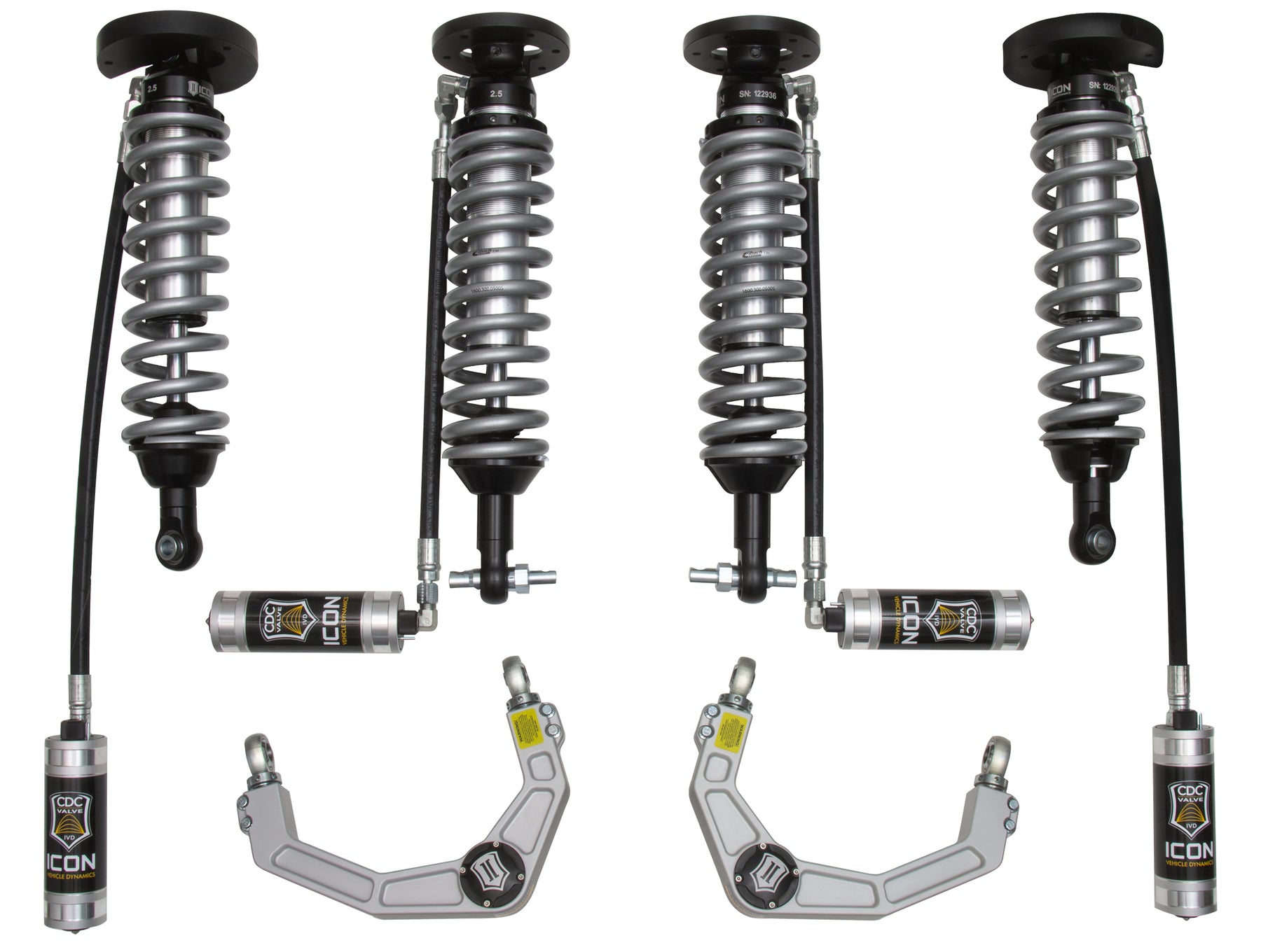 ICON Vehicle Dynamics K93302 - 2014-2020 FORD EXPEDITION 4WD .75-2.25" STAGE 2 SUSPENSION SYSTEM W BILLET UCA 2