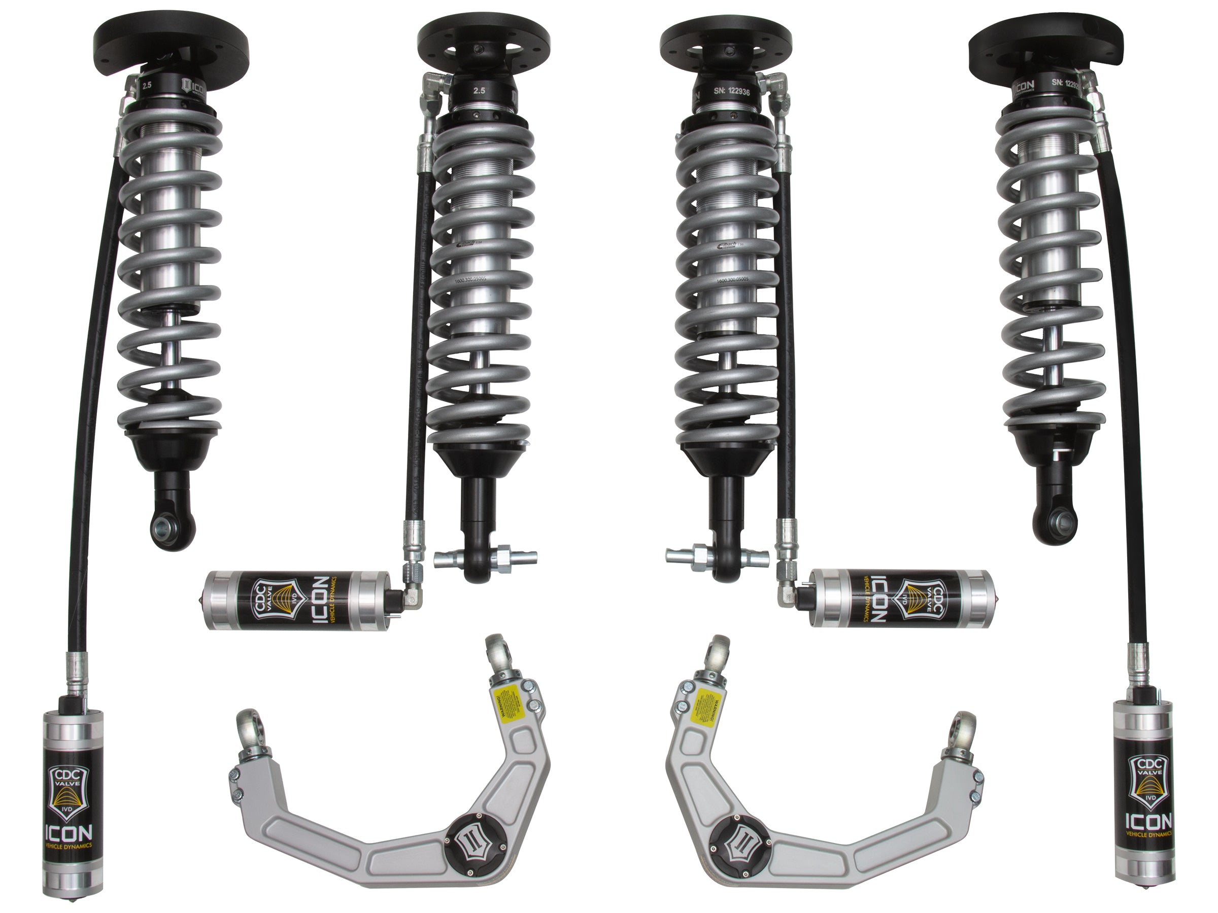 ICON Vehicle Dynamics K93302 - 2014-2020 FORD EXPEDITION 4WD .75-2.25" STAGE 2 SUSPENSION SYSTEM W BILLET UCA 2