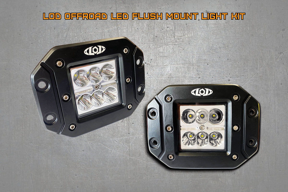 LoD Offroad LKT1001 - LED Flush Mount Light Kit 1