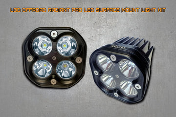 LoD Offroad LKT1002 - Radiant Pro LED Surface Mount Light Kit 1