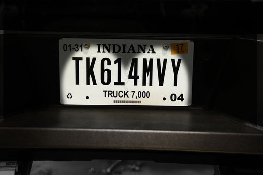 License Plate LED Light Bolts