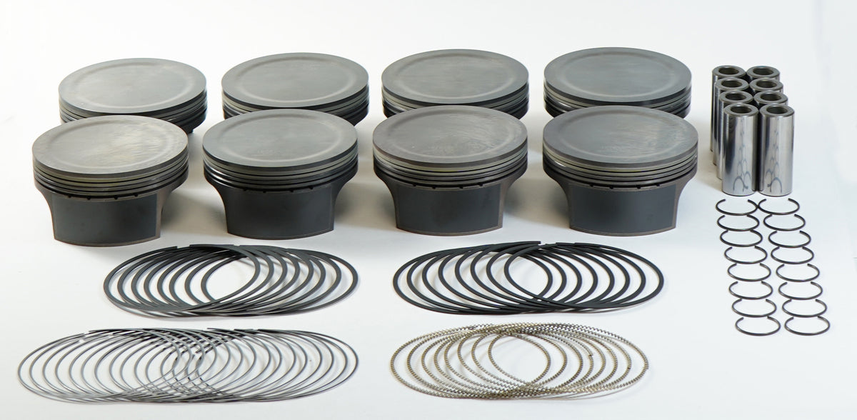 Mahle Motorsport 197813865 - Piston (set) - LS 6.2L DISH (LSA / LS9) - compatible with all LS Heads 2