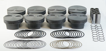 Mahle Motorsport 930221630 - Piston (set) - LS 7.0L FLAT TOP & DISH - compatible with LS7 style heads 2