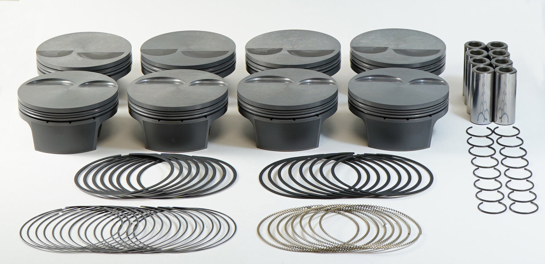 Mahle Motorsport 930221525T - Piston (set) - LS 7.0L FLAT TOP & DISH - compatible with LS7 style heads 2