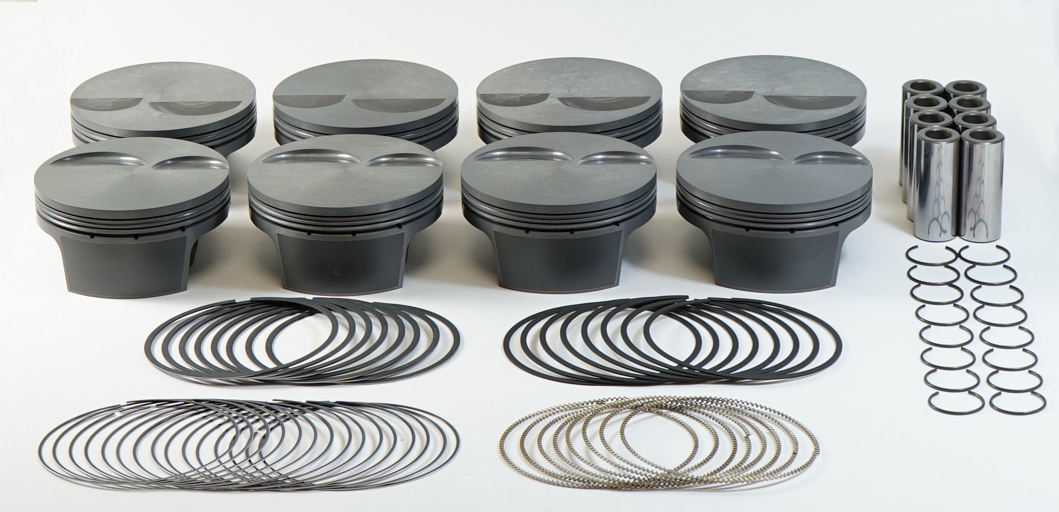 Mahle Motorsport 930221525T - Piston (set) - LS 7.0L FLAT TOP & DISH - compatible with LS7 style heads 2
