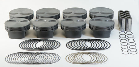 Mahle Motorsport 930221525T - Piston (set) - LS 7.0L FLAT TOP & DISH - compatible with LS7 style heads 2