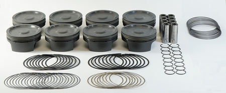 Mahle Motorsport 930221825T - Piston (set) - LS 7.0L FLAT TOP & DISH - compatible with LS7 style heads 2