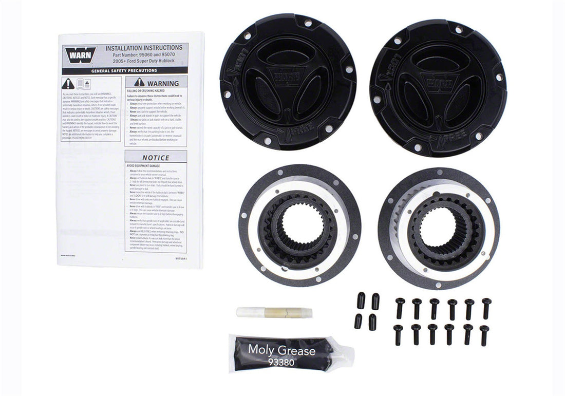 Ford Performance Parts M-1104-SD - Super Duty Warn Locking Hubs 5