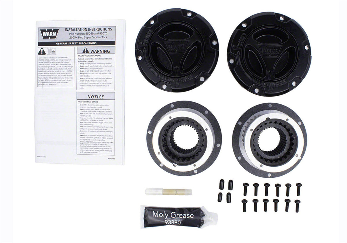 Ford Performance Parts M-1104-SD - Super Duty Warn Locking Hubs 5