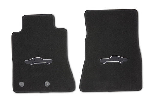 Ford Performance - 2015-2025 Mustang Black Floor Mats - M-13086-M6
