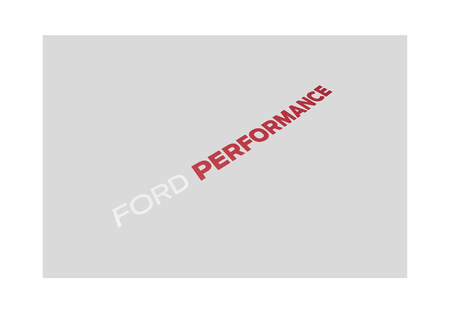 Ford Performance M-1820-BRR - Exterior Decal