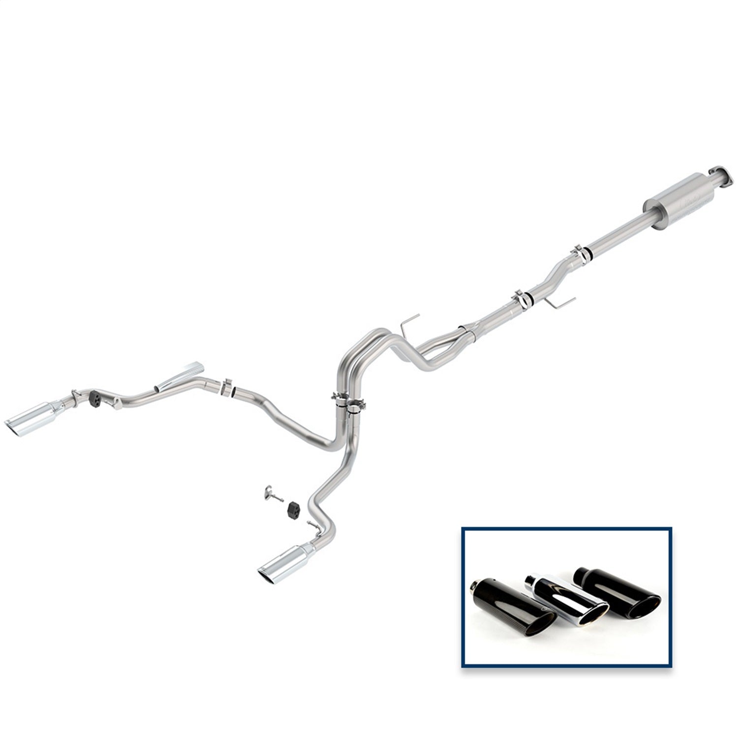 Ford Performance Parts M-5200-F1550DECA - Extreme Cat-Back Exhaust System 1