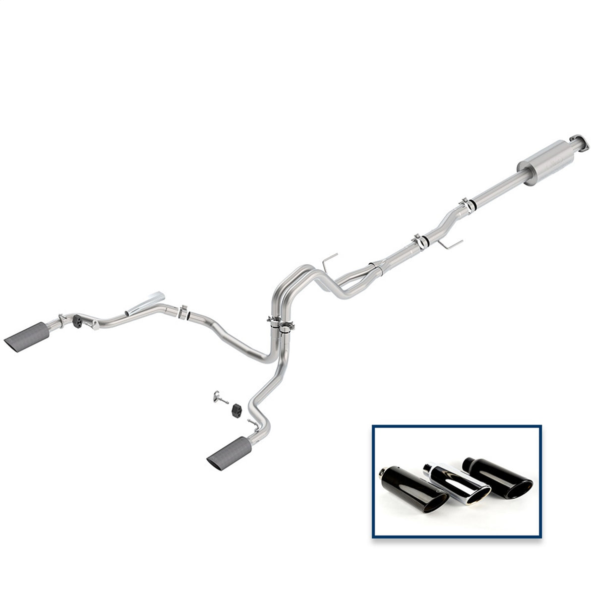 Ford Performance Parts M-5200-F1550DEFA - Extreme Cat-Back Exhaust System 1