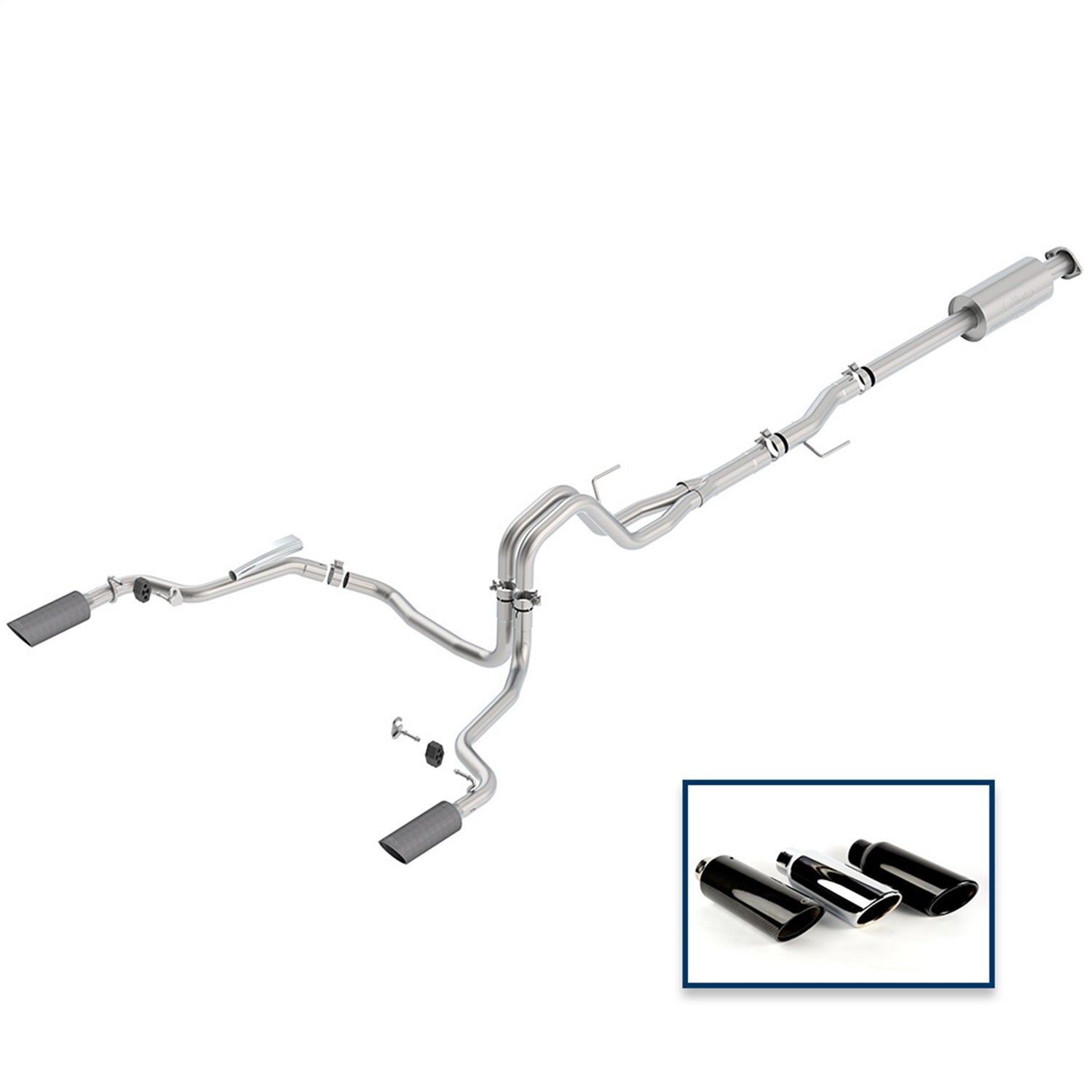 Ford Performance Parts M-5200-F1550DEFA - Extreme Cat-Back Exhaust System 1