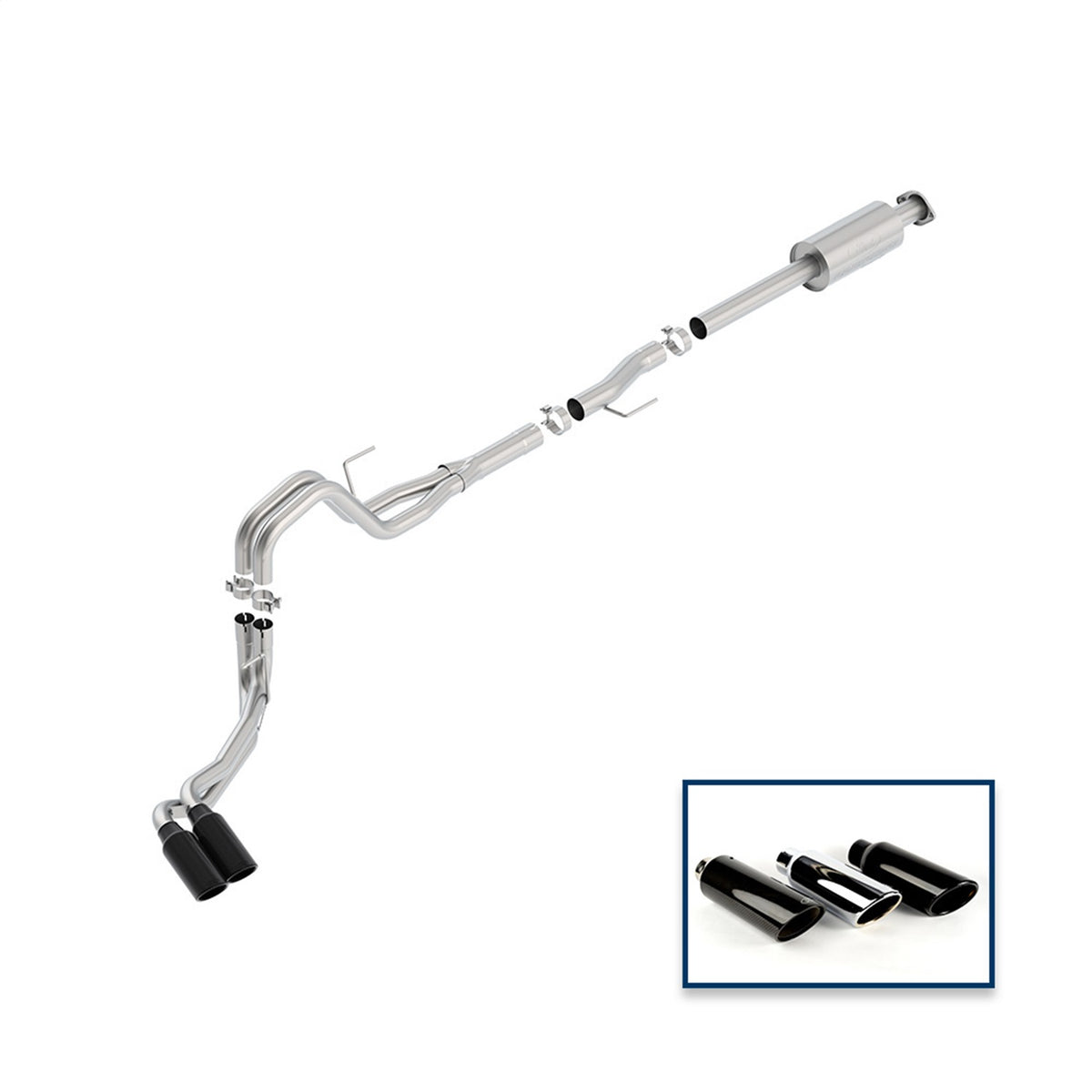 Ford Performance Parts M-5200-F1550REBA - Extreme Cat-Back Exhaust System 1