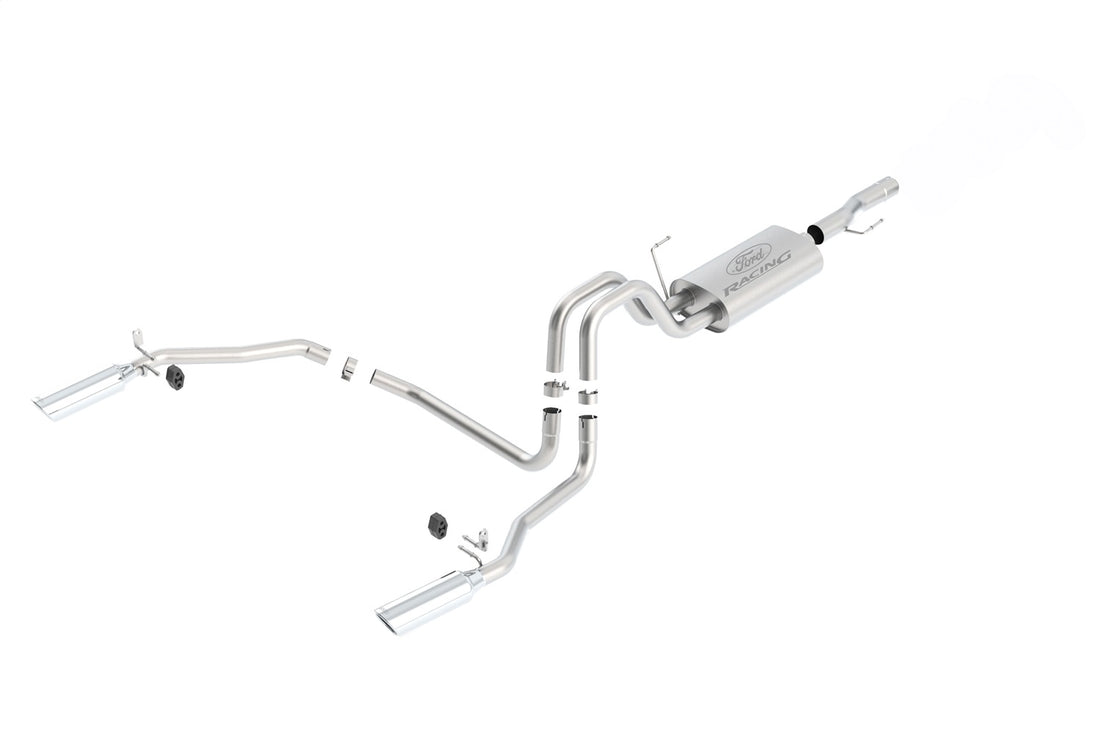 Ford Performance Parts M-5200-F1550145L - 2011-2014 F-150 5.0L Coyote Cat-Back Rear Exit Sport Exhaust System-145" WB 1