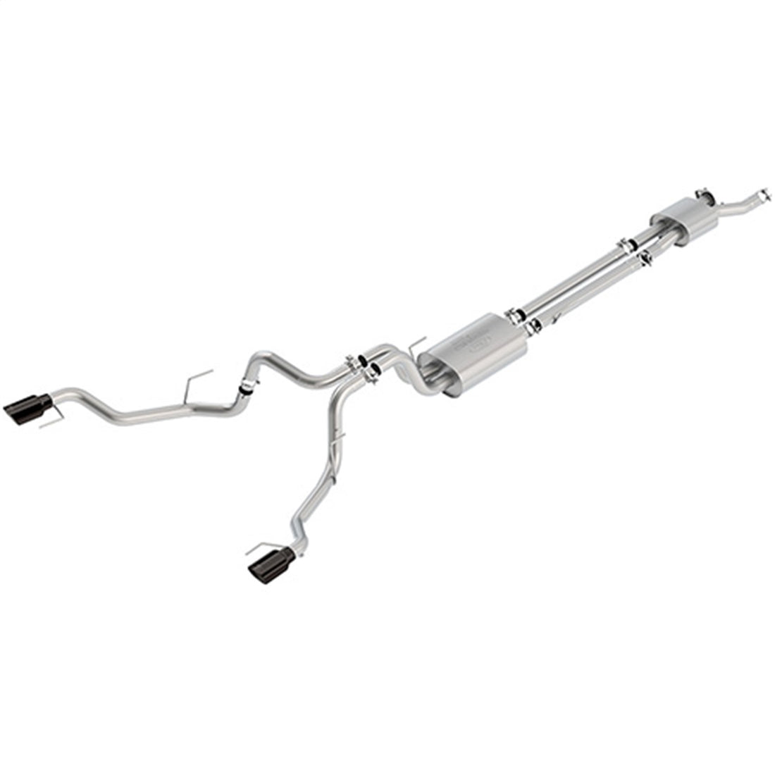Ford Performance Parts M-5200-F15RSB - 2017-2020 F-150 Raptor 3.5L Cat Back Sport Exhaust System-Black Tips 2
