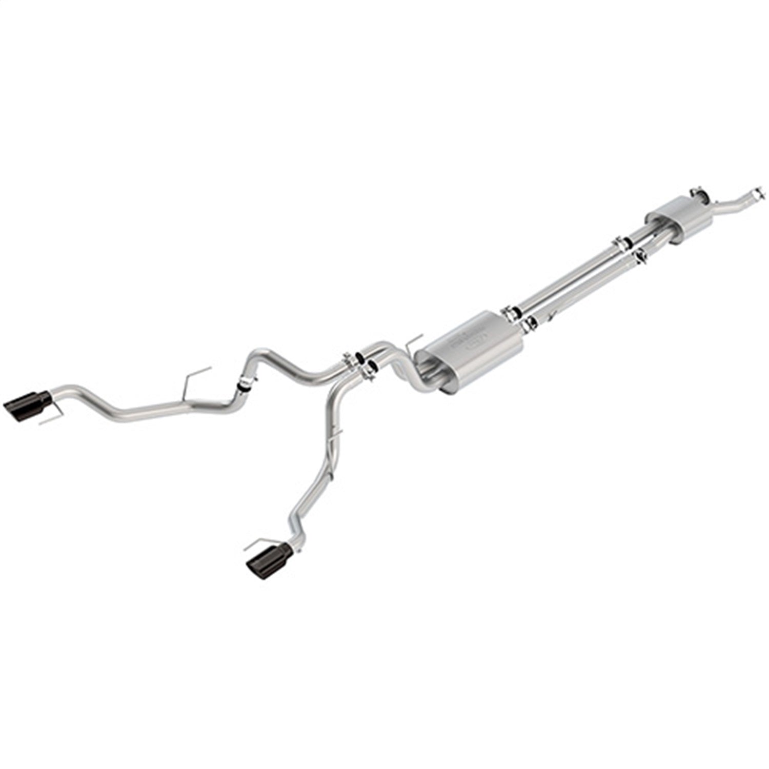 Ford Performance Parts M-5200-F15RSB - 2017-2020 F-150 Raptor 3.5L Cat Back Sport Exhaust System-Black Tips 2