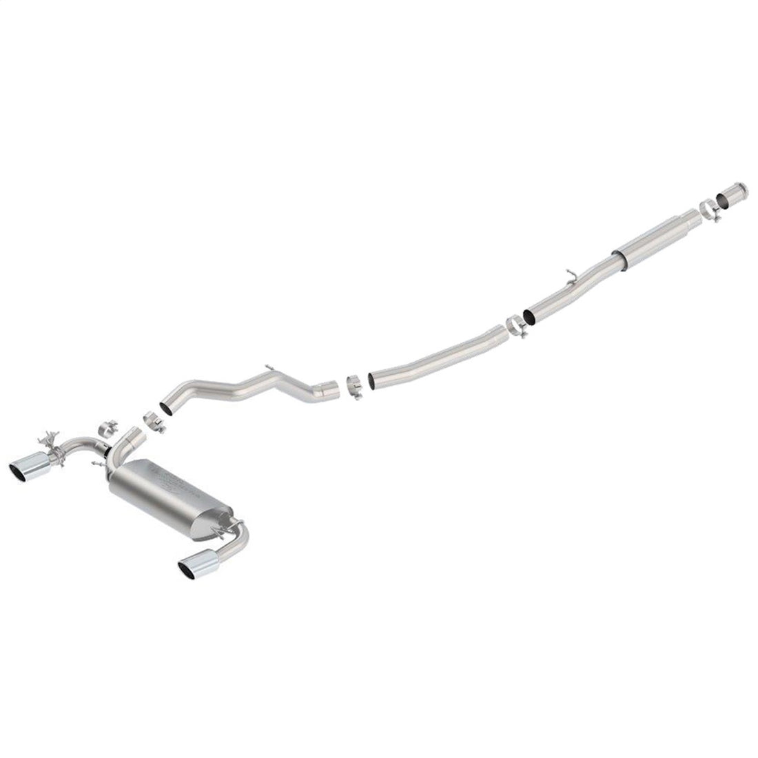 Ford Performance Parts M-5200-FRS - 2016-2018 Focus RS Active Cat Back Sport Exhaust System 1