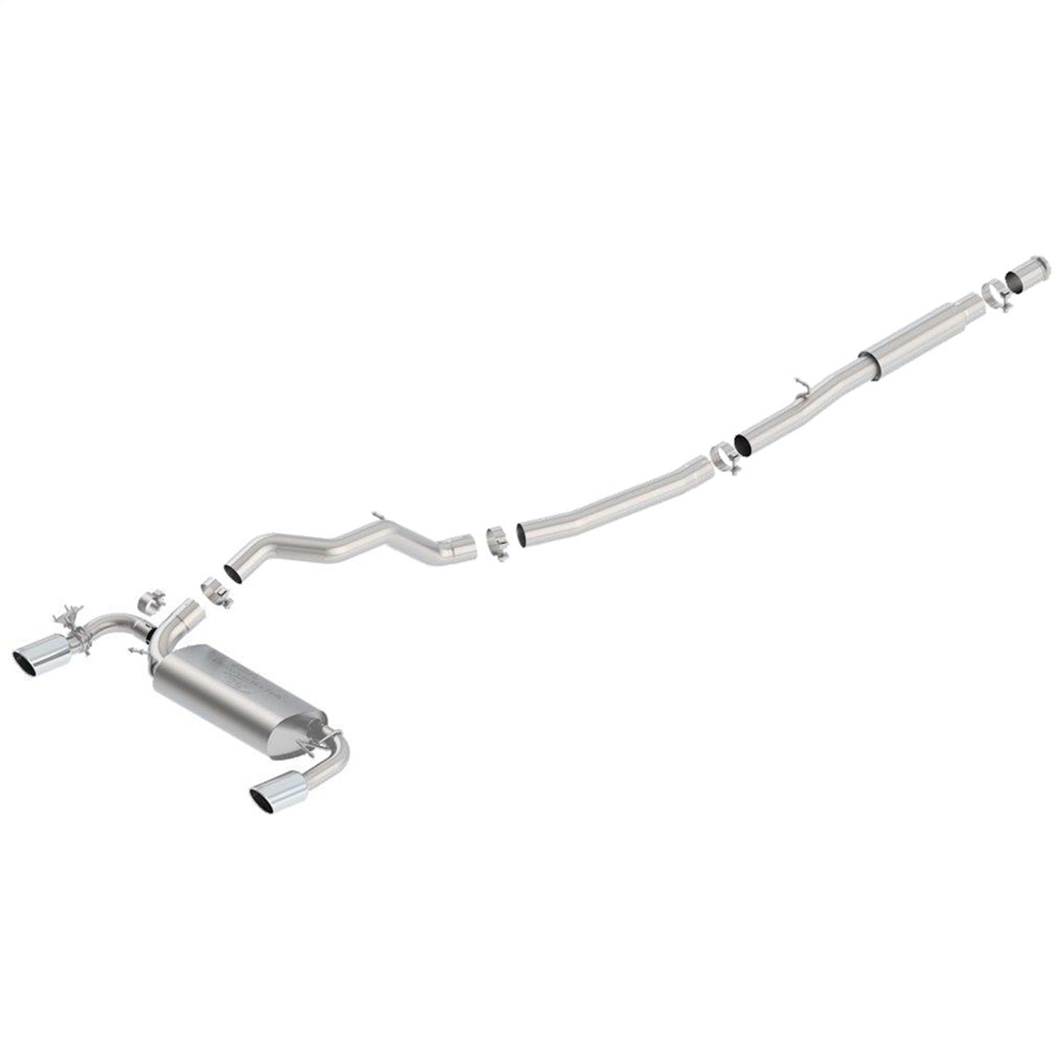Ford Performance Parts M-5200-FRS - 2016-2018 Focus RS Active Cat Back Sport Exhaust System 1
