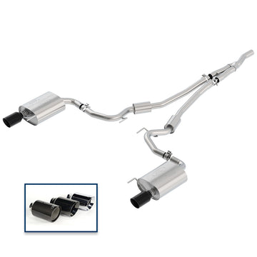 Ford Performance Parts M-5200-M4SBA - 2015-2023 Mustang 2.3L Sport Exhaust System With Black Chrome Tips 1