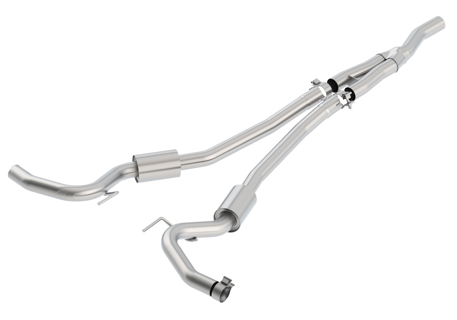 Ford Performance Parts M-5200-M4SBA - 2015-2023 Mustang 2.3L Sport Exhaust System With Black Chrome Tips 4