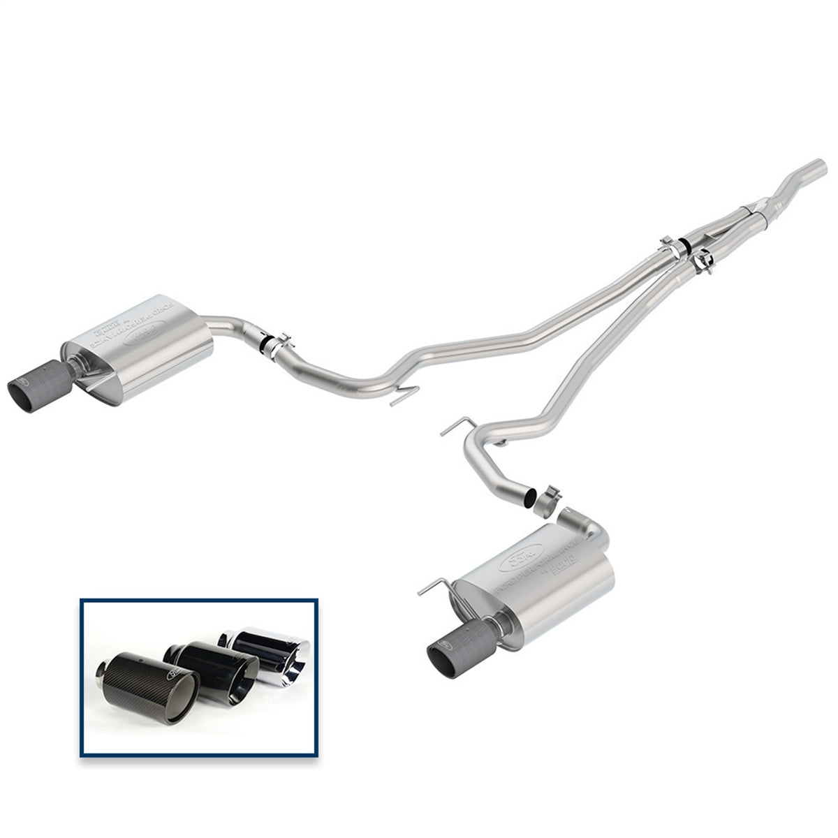 Ford Performance Parts M-5200-M4EFA - Extreme Cat-Back Exhaust System 1