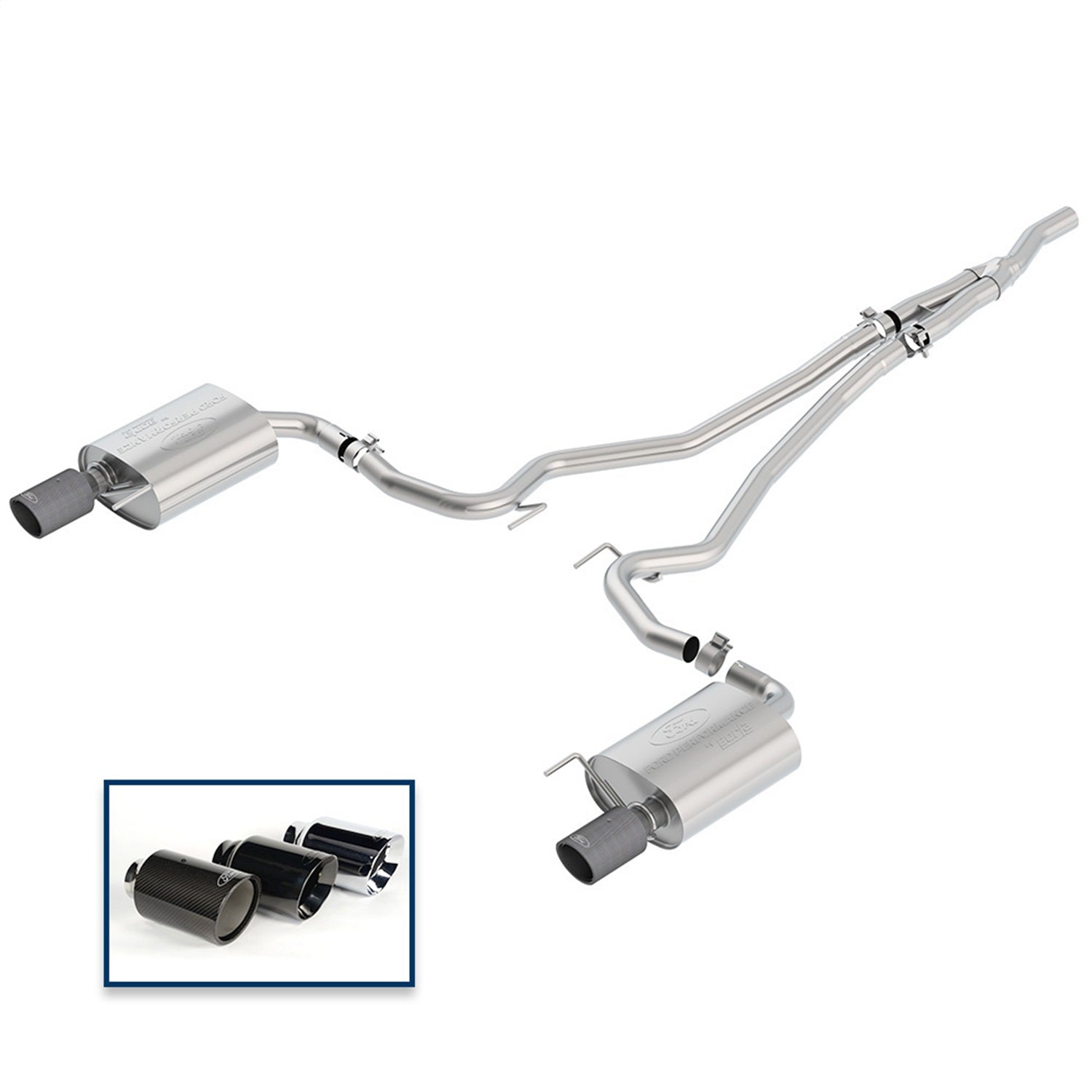 Ford Performance Parts M-5200-M4EFA - Extreme Cat-Back Exhaust System 1
