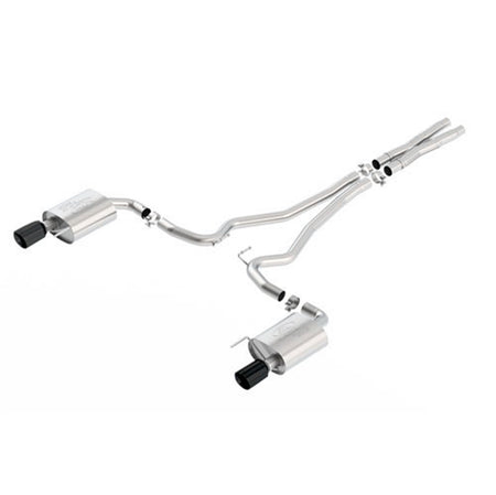 Ford Performance Parts M-5200-M8SB - 2015-2017 Mustang GT 5.0L Cat Back Sport Exhaust System-Black Chrome Tips 1