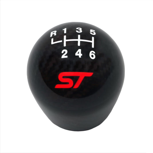 Ford Performance - Focus ST Shift Knob-Carbon Fiber Black 6 Speed - M-7213-FSTCF