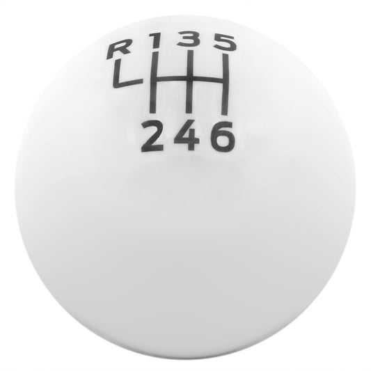 Ford Performance - 2015-2025 Mustang Bullitt White Shift Knob - M-7213-M8B