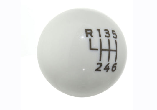 Ford Performance - 2015-2025 Mustang Bullitt White Shift Knob - M-7213-M8B